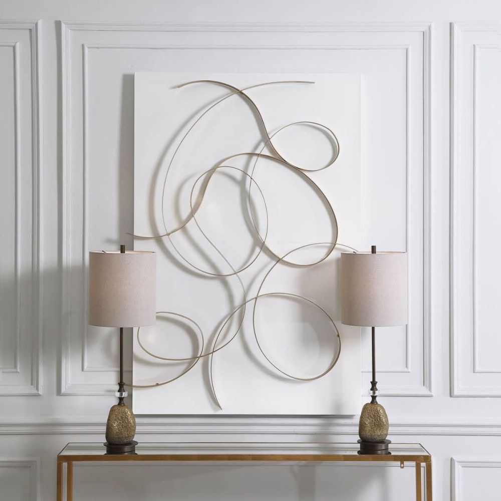 Uttermost 04277 Freehand 43 X 60 Inch Modern Metal Wall Panel
